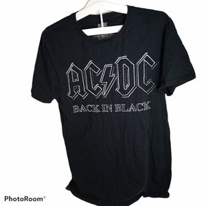 Men's AC/DC T-Shirt Black Small #799